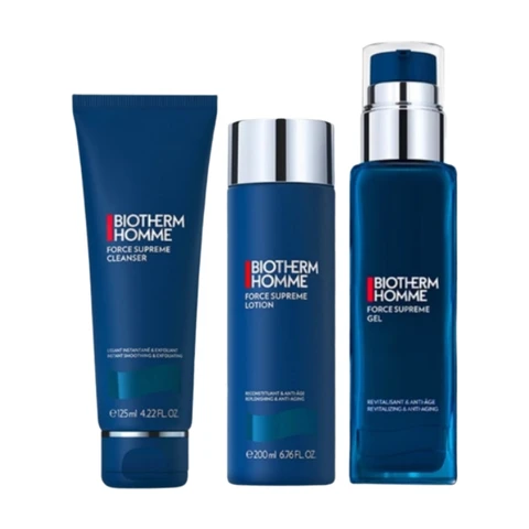 Biotherm Force Supreme Power 3-Set (Cleanser 125 ml + Lotion 200 ml + Gel 100 ml)