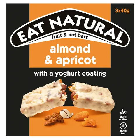 Eat Natural Almond Apricot & Yoghurt 3 Pack 120g