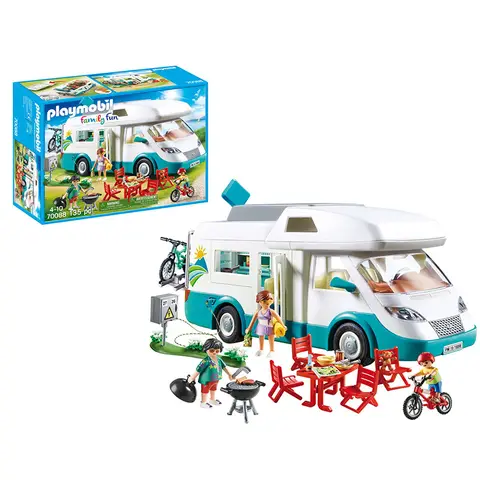 PLAYMOBIL 70088 Family Fun Camper Van with Furniture