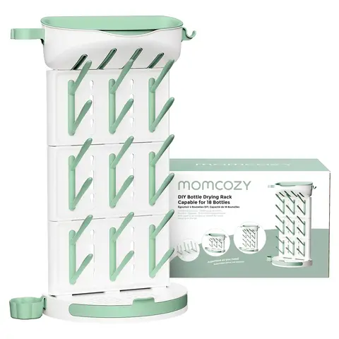 Momcozy DIY Flaschentrockenständer DK01 (grün, 1 Set)