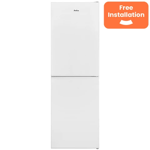 Amica FK2623F 55cm Freestanding Frost-Free Fridge Freezer – 50/50 Split, Energy Class E
