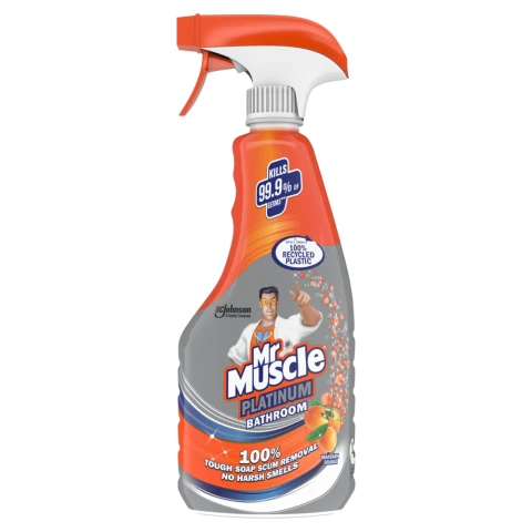 Mr Muscle Platinum Bathroom Cleaning Spray 500ml 
