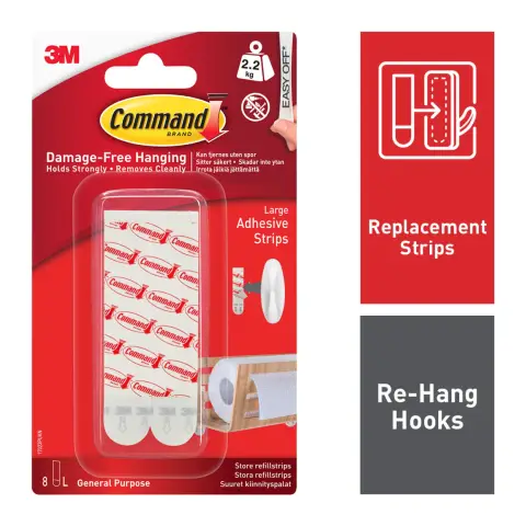 17023 LARGE REFILL STRIPS  PK6 NT