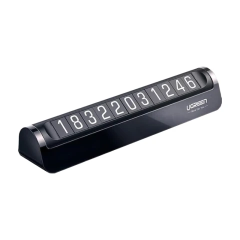 Ugreen Autotelefon-Nummernschild schwarz (LP178)