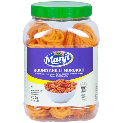 Manji Snacks Runde Chilli Murukku 200 g