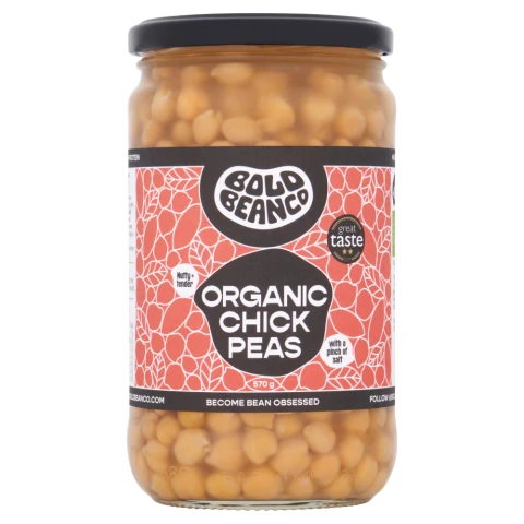 Bold Bean Organic Chick Peas 570g