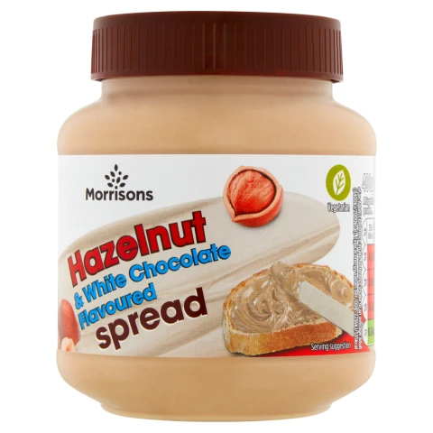 Morrisons White Chocolate & Hazelnut Spread 400G