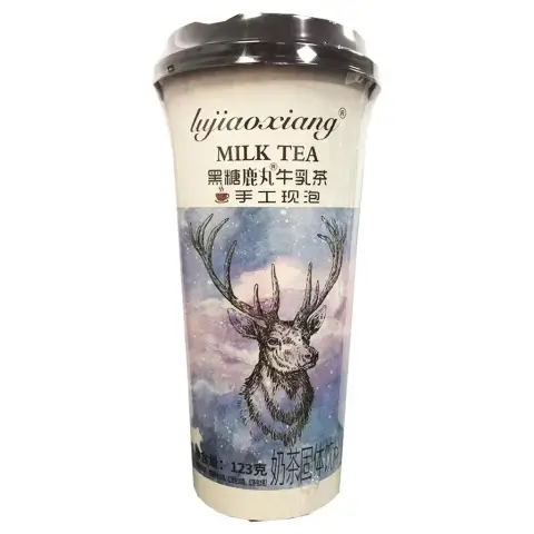 鹿角巷奶茶（黑糖鹿丸牛乳茶）123g  LJX Tea Drink - Brown Sugar