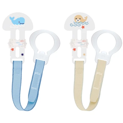 MAM Soother Clips x 2 Boy