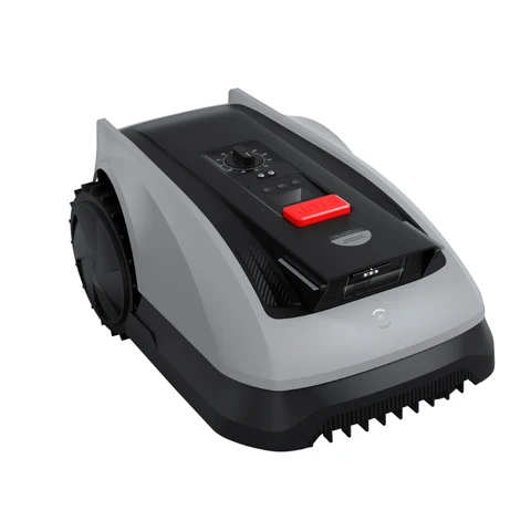 ECOVACS GOAT O600 RTK Mähroboter bis 600 m² – Kabellose RTK-Navigation, Li-Ion Akku 2,5Ah, Grau/Schwarz