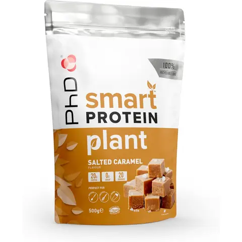 PhD Smart Plant Protein Nutrition Powder Salted Caramel Flavour - 500g