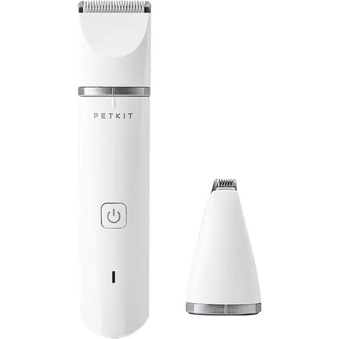 PETKIT Pro 2-in-1 Professional Electric Dog Clipper, White, Cordless Operation, Rechargeable, Waterproof
