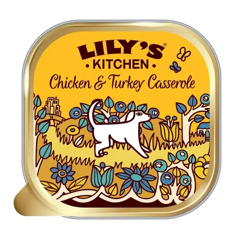 Lily's Kitchen Chicken & Turkey Casserole Adult Wet Dog Food 150g