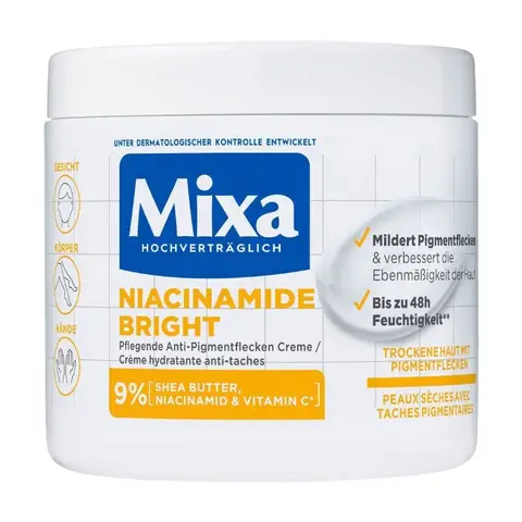 Mixa Niacinamid Helligkeit Creme 400 ml