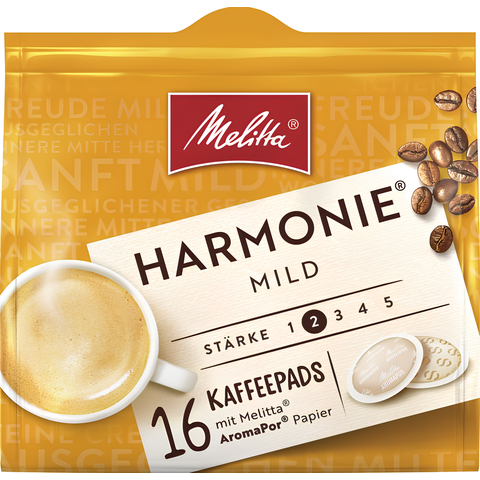 Melitta Pads Harmony Mild 16 Stück 112 g