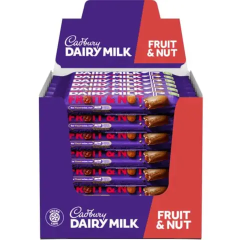 Cadbury Dairy Milk Fruit & Nut 49g*48