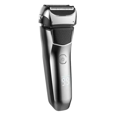Sparoma Electric Shaver for Men, 360° Floating Dual-Blade System, Wet & Dry Use, Digital Display, Pop-Up Trimmer, Type-C Fast Charging, 80-Min Battery, IPX6 Waterproof,  FK-609