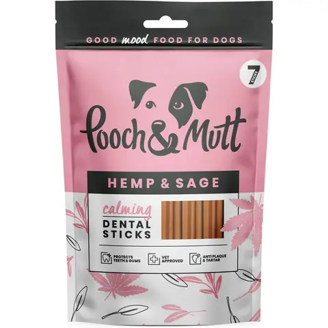 Pooch & Mutt Calming Dental Sticks for Dogs 1x7 pack