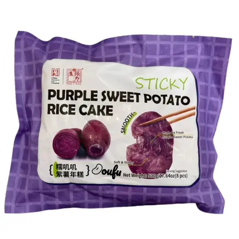 Chang Li Sheng Sticky Purple Potato Rice Cake 500g