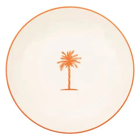 Atmosphera Porzellanteller - Essteller - Durchmesser 20 cm - Yucatán-Halbinsel-Muster