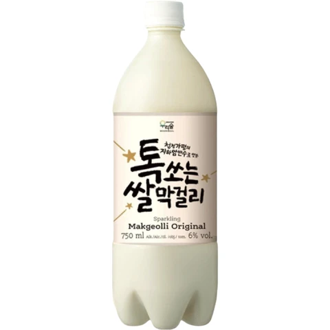 WOORISOOL's rijstwijn Makgeolli 6% alc.