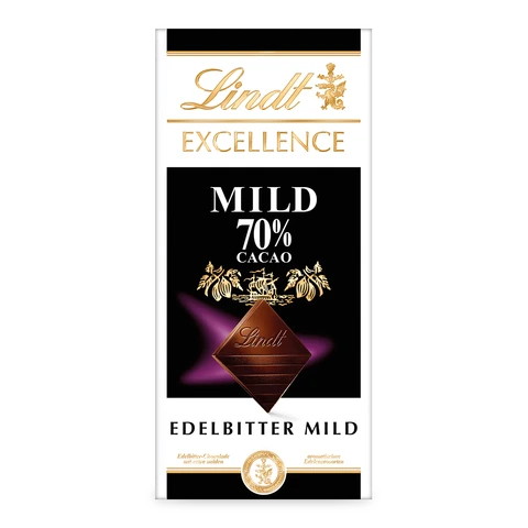 Lindt Excellence 70% Milchschokolade Tafel, 100 g