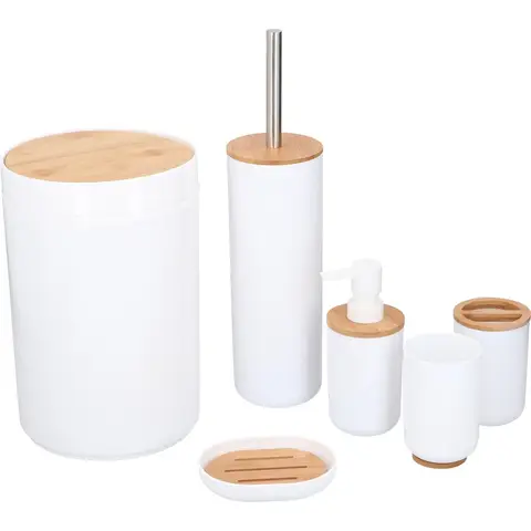 Bathroom & toilet set 6pc