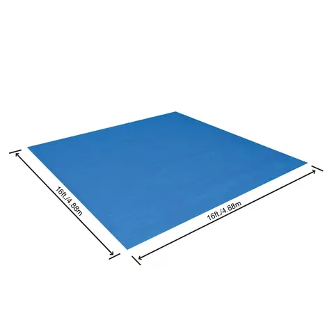 Bestway Tapis de sol 16' x 16' / 4,88 m x 4,88 m
