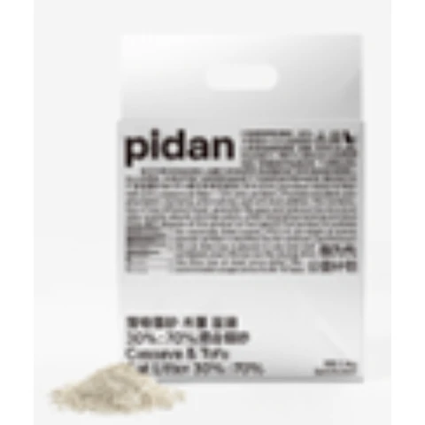 pidan Cassava & Tofu Clumping Cat Litter with Bentonite， 20%:60%:20% Mix， 4 Packs