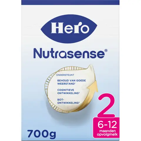 Hero Nutrasense 2 6-12 Maanden Opvolgmelk 2 x 350 g