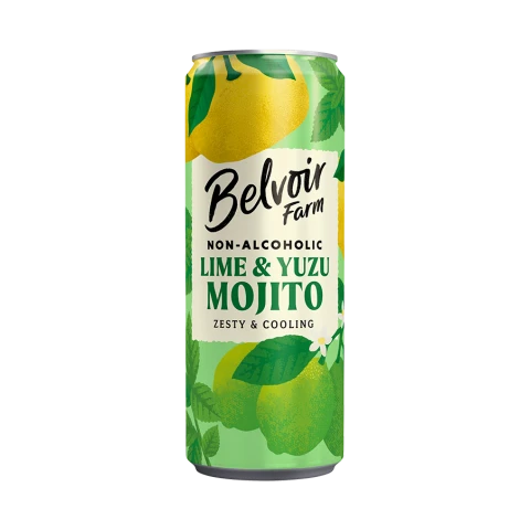 Belvoir - Non Alcoholic Lime & Yuzo Mojito Can 250ml
