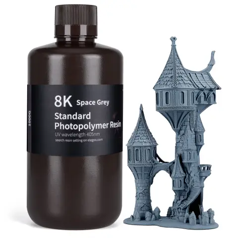 Elegoo Standard 8K Resin 1kg-Space Grey(12 bottles/ctn)