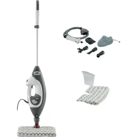 Shark Steam Cleaner 5 Accessories Grey White S6005EU