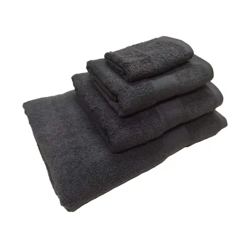 Nutmeg Home Cotton Supersoft Hand Towel Graphite Grey