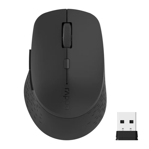 Rapoo M300 Multi-Mode Silent Wireless Mouse (Dark Grey)