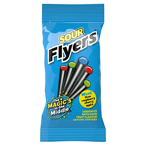 Maxilin Sour Liquorice Flyers 75g
