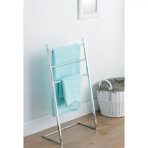 Maison by Premier 3 Arm Chrome Towel Stand