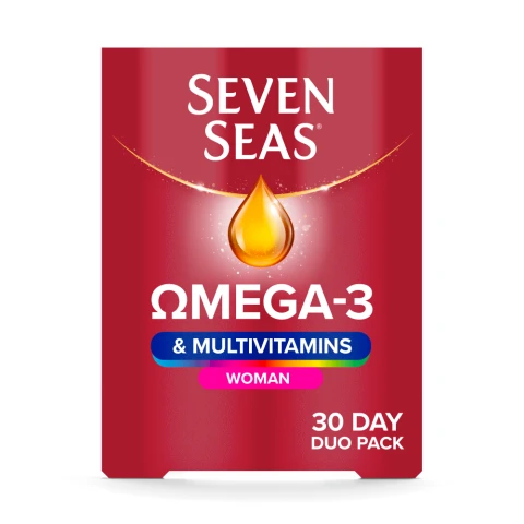 Seven Seas Omega-3 & Multivitamins Woman Supplements, 30-Day Pack