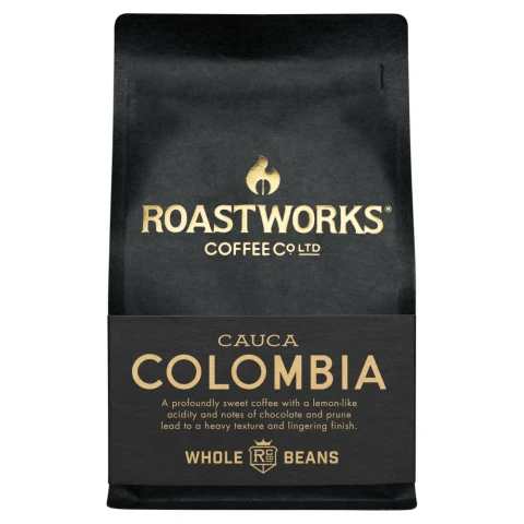 Roastworks Coffee Co. - Colombia Whole Bean Coffee - 6 x 200g