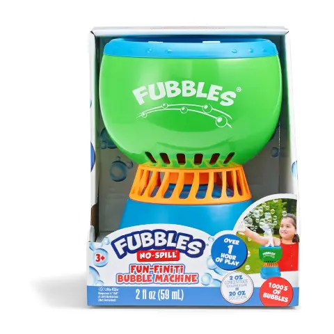 Fubbles No-Spill Fun-Finiti Bubble Machine