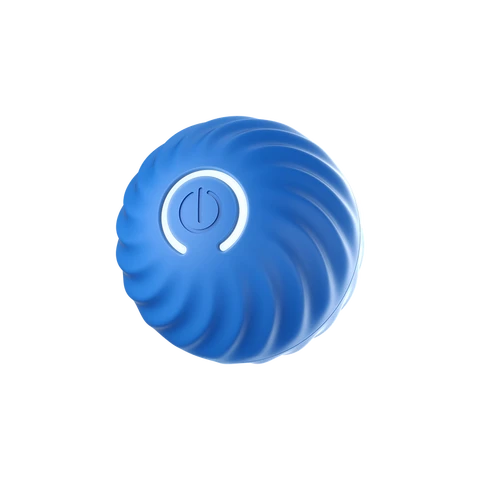 Petgravity Intelligent Bouncy Ball for Medium Dogs, 67mm, Blue – Ideal for dogs, cats, and pet chasing games