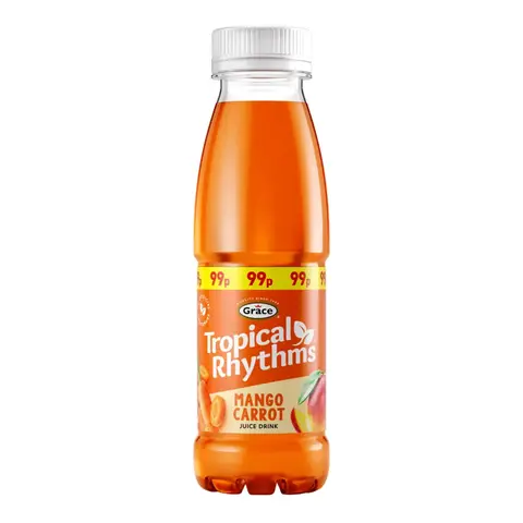 Grace Tropical Rhythms Mango Carrot PET 99p PMP330ML