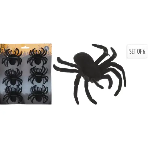 SPINNEN-SET 6TEILIG 75X60X20MM