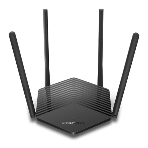 Mercusys MR1500X Wi-Fi 6 WLAN Router, Dualband AX1500, 3 Gigabit-Ports, WPA3, Kindersicherung, Gast-Netzwerk, MU-MIMO, Keine DSL-Funktion