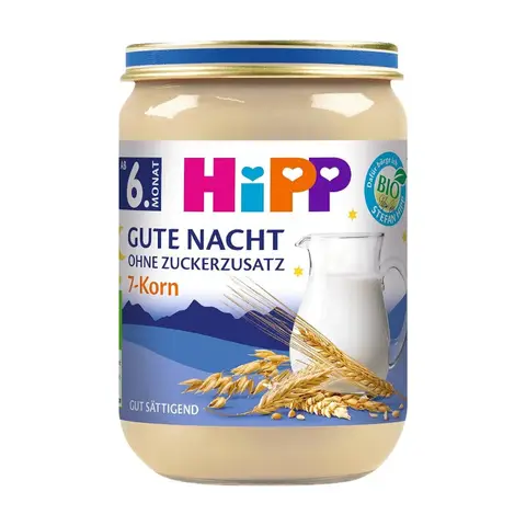 Hipp Bio Gute Nacht 7 Korn ab 6. Monat 6 x 190 g
