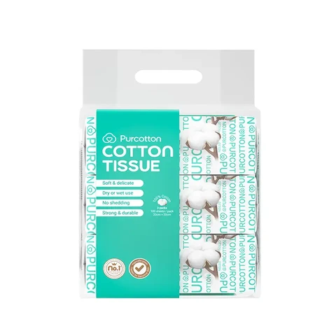 Purcotton Cotton Tissue 100 Sheets *3