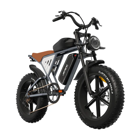 Jansno X70 Adult electric bike 750W City ebike removable dual Battery: 48v14Ah+48v20Ah 20 inches fat tire E-Mountain bike JAN