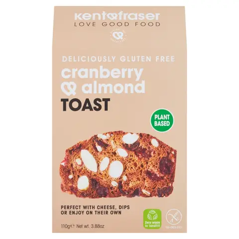 Kent & Fraser Cranberry & Almond Toast 110g