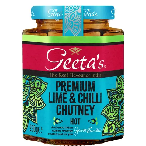 Geetas Lime & Chilli Chutney 230G