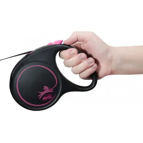 FLEXI Zwarte Design Tape Roze L 5 Meter